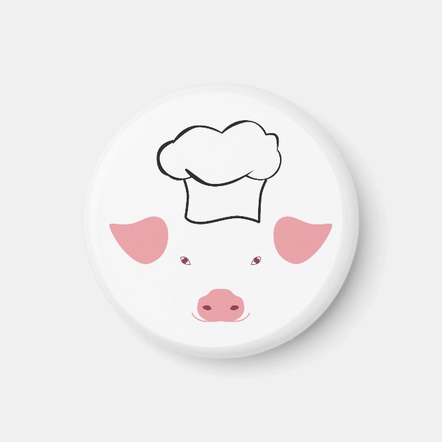 Pig Chef Magnet (Front)