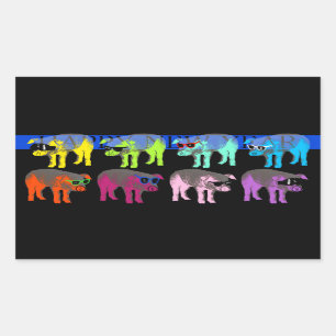 Pig Chinese New Year 2019 Pop Rectangular S Rectangular Sticker