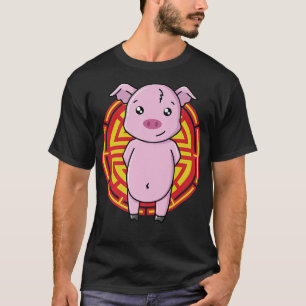 Pig Chinese Star Sign (Earth Branch) Premium  T-Shirt