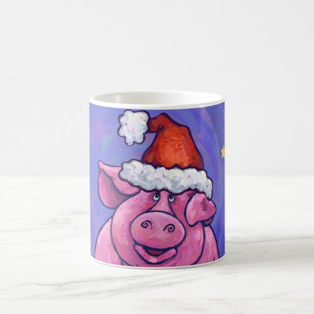 Pig Christmas Magic Mug (Center)