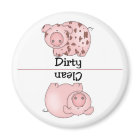 Pig Clean Dirty Dishwasher Magnet