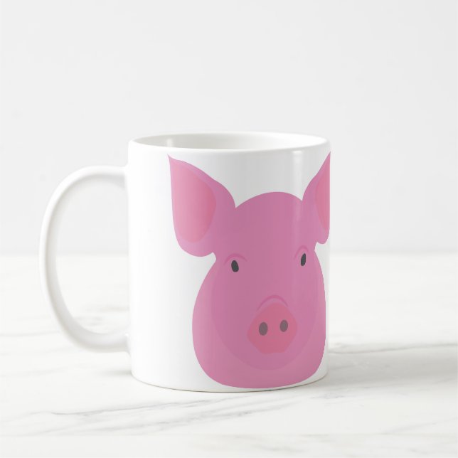 Pig Coffee Mug (Left)