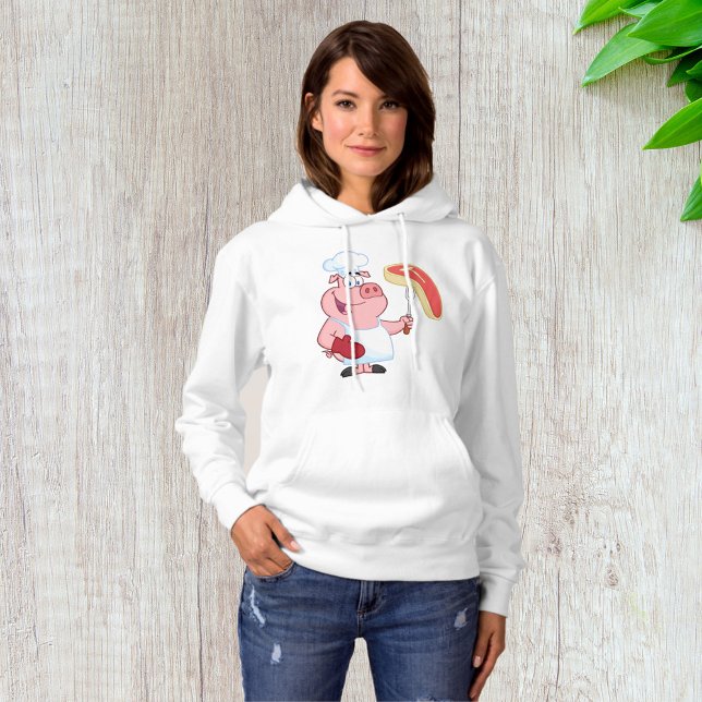 Pig Cooking Meat Hoodie (Creator Uploaded)