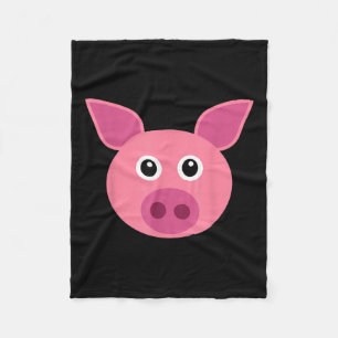 Pig Costume Halloween Pretend Im A Pig Piggy Pigle Fleece Blanket