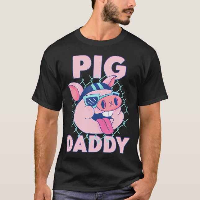 Pig Daddy Pig Pork Farm T-Shirt (Front)