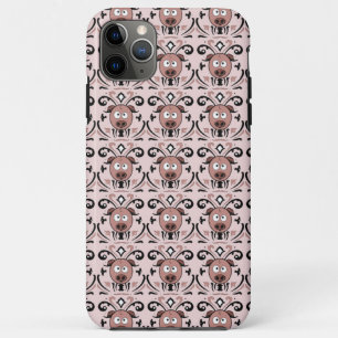 Pig Damask Pattern iPhone 11 Pro Max Case