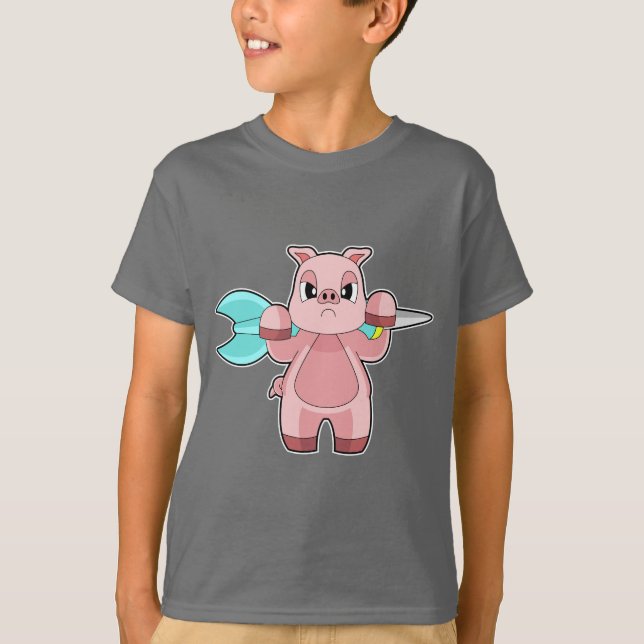 Pig Darts Dart T-Shirt (Front)