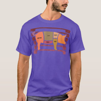 Pig Delicious Juicy Bacon Yummy Tasty Butcher  T-Shirt