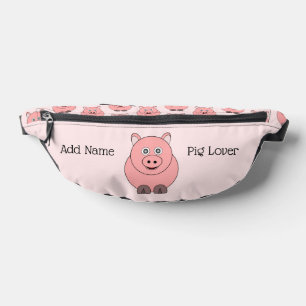 Pig Design Personalised Bum Bags