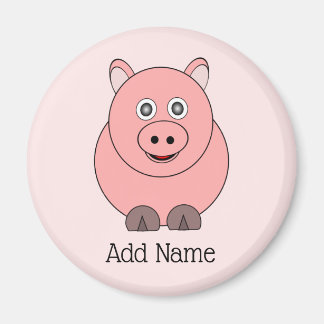 Pig Design Personalised Magnet