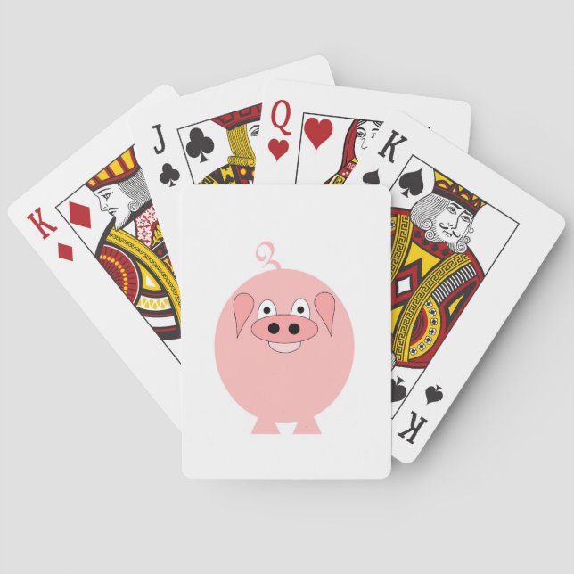 Pig Design Playing Cards (Back)