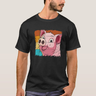Pig Face Animal For Men Women Farming Farmer Farm T-Shirt