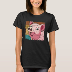 Pig Face, Animal Lover For Men Women, Farming Farm T-Shirt