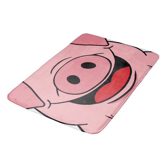 Pig Face Bath Mat (Angled)