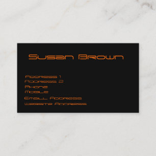 Pig Face Business Cards