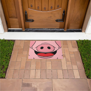 Pig Face Doormat