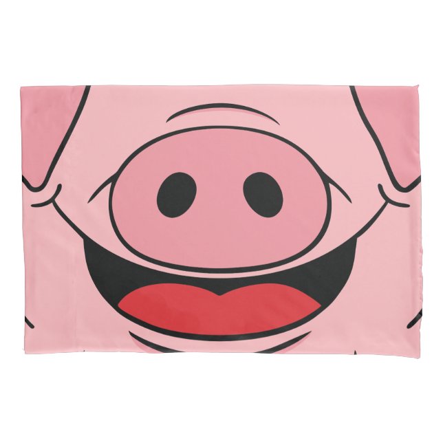 Pig Face Pillowcase (Front)