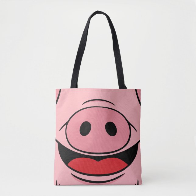 Pig Face Tote Bag (Front)