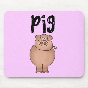 Pig Farm Animal Tshirts and Gifts Mouse Mat