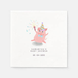 PIG Farm Animals Pig Barnyard Napkin