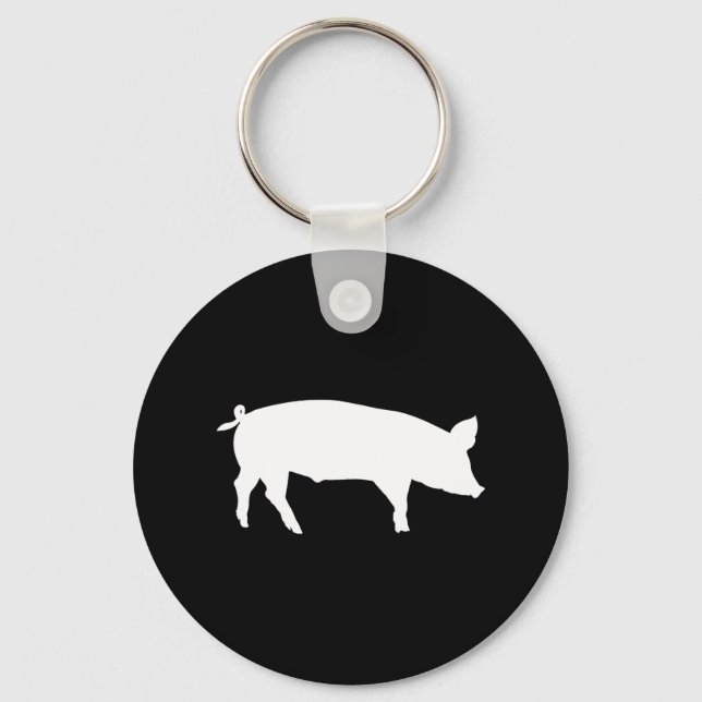 Pig Farmer Bbq  Key Ring (Front)