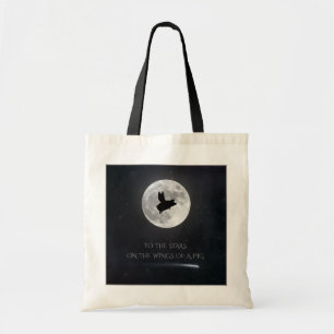 Pig Flying To The Stars Tote Bag