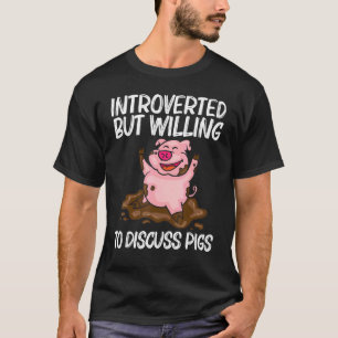 Pig For Men Women Hog Farmer Farm Animal 1 T-Shirt
