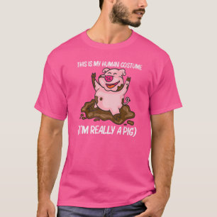 Pig For Men Women Hog Farmer Farm Animal T-Shirt