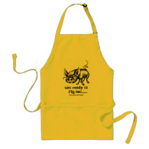 Pig funny apron