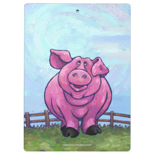 Pig Gifts & Accessories Clipboard