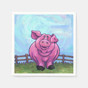 Pig Gifts & Accessories Napkin
