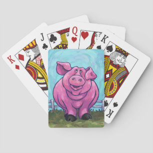 Pig Gifts & Accessories Playing Cards