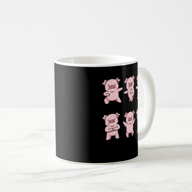 Pig Gifts For Pig Lovers Women Pig Coffee Mug (Front Right)