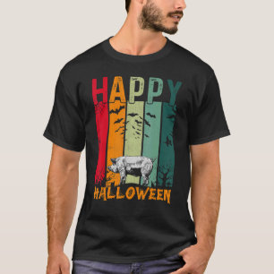 Pig   Girls Boys Retro Style Halloween Dinner Part T-Shirt