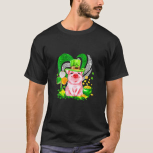 Pig Gorgeous St Patrick Day Funny Pink Pig Lover G T-Shirt