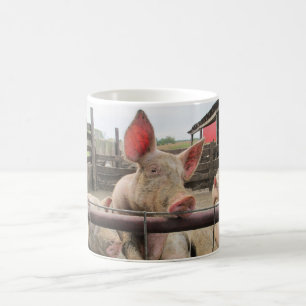 Pig Greeting Coffee Mug