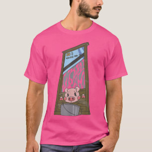 Pig guilliotine card death T-Shirt