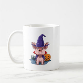 Pig Halloween Pig Lover Gift Pig Halloween Pumpkin Coffee Mug