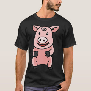 Pig happiness kids funny pig farm farm Premium T-Shirt