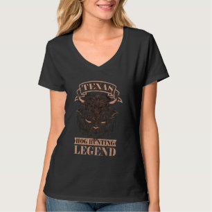 Pig Hunting Quote for Hog Exterminator and Boar Hu T-Shirt