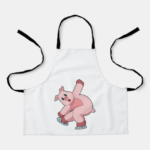 Pig Ice skating Ice skates Apron