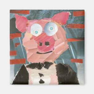 Pig in a Tux Magnet