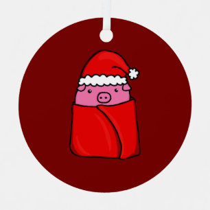 Pig in blanket Christmas decoration