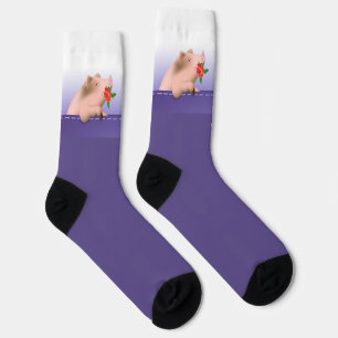 Pig in Pocket Socks