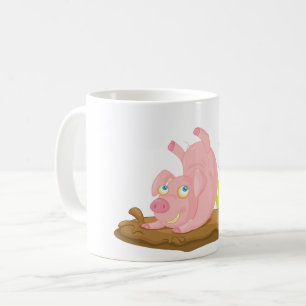 Pig In The Mud Coffee Mug