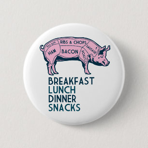 Pig, It's All Good! 6 Cm Round Badge
