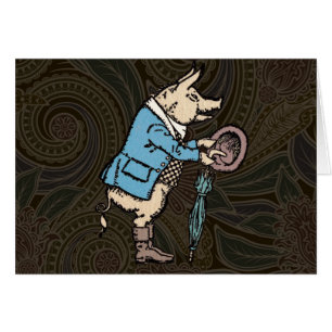Pig Jacket Piggy Cute Formal Antique