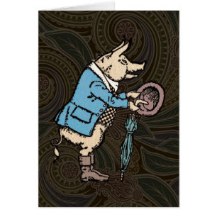 Pig Jacket Piggy Cute Formal Antique