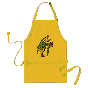 Pig Jacket Piggy Cute Formal Antique Standard Apron