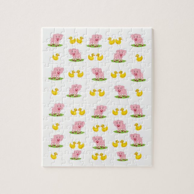 Pig Jigsaw Puzzle (Vertical)